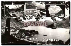 Old Postcard The lake & # 39Annecy