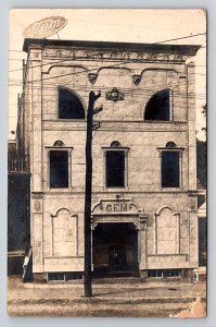 RPPC 1911  Gem Building   Winchendon  Massachusetts    Postcard