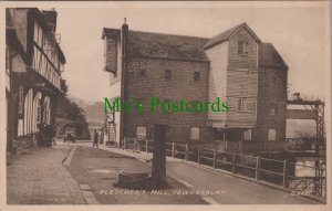 Gloucestershire Postcard - Tewkesbury, Fletcher's Mill  RS37224