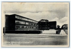 1946 The Administration building for Gladsaxe Soborg Denmark Postcard