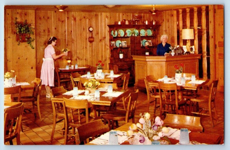 Omaha Nebraska Postcard Hilltop House Dodge Rooster Lounge c1960 Vintage Antique