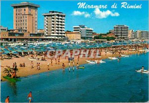 Postcard Modern Miramare di Rimini sea view