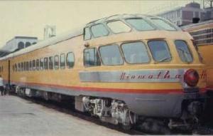 Milwaukee Road Hiawatha Observation Car Postcard