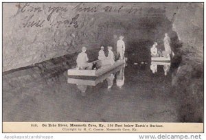 Kentucky Mammoth Cave On Echo River Mammoth Cave Feet Below Earths Surface