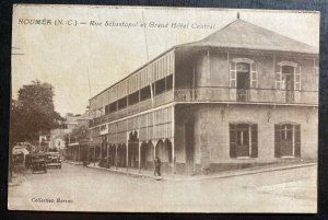 Mint Noumea New Caledonia Real Picture Postcard RPPC Grand Central Hotel 