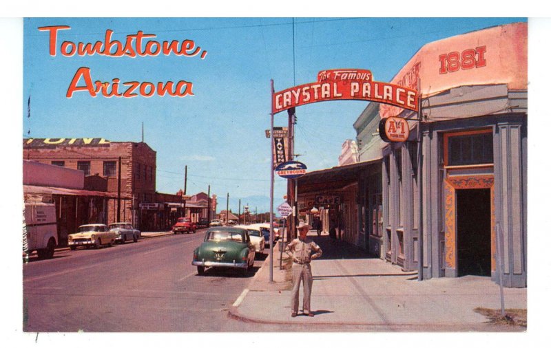 AZ - Tombstone. Allen Street ca 1955