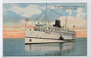 Steamer Belfast Eastern SS Corporation Maine 1910c postcard