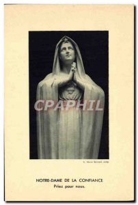 Old Postcard Notre Dame De La Confiance Pray For Us