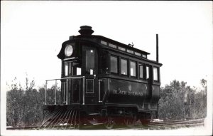 St. Louis MO Nat'l Museum of Transportation Train Car Real Photo Postcard