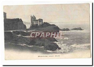 Biarritz Villa Belza Old Postcard