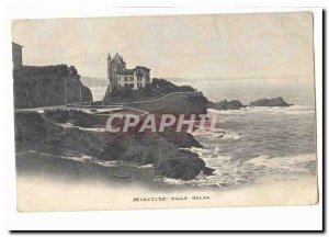 Biarritz Villa Belza Old Postcard