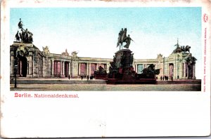 Germany Berlin Nationaldenkmal Vintage Postcard 09.62