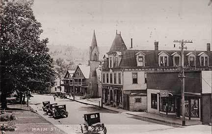 Readsboro VT Street Vue Roys Place Old Ca RPPC Postcard