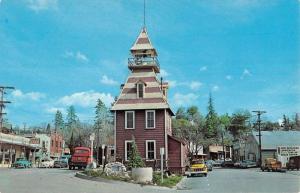 Auburn California Old Firehouse Street View Vintage Postcard K88237