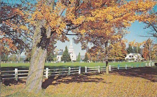 The Village Of Craftsbury Common Vermont