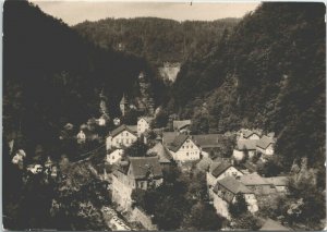 Czech Republic České Švýcarsko Hrensko Vintage RPPC BS19