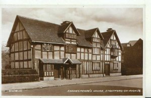 Warwickshire Postcard - Shakespeare's House - Real Photograph - Ref TZ7400