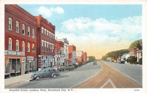 Morehead City North Carolina Arendell St., W., Coca Cola Sign, White Border PC U