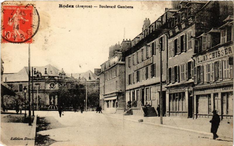 CPA RODEZ - Boulevard Gambetta (290091)