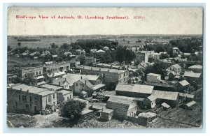 1920 Bird's-Eye View of Antioch III (Looking Southeast) Antique Postcard 