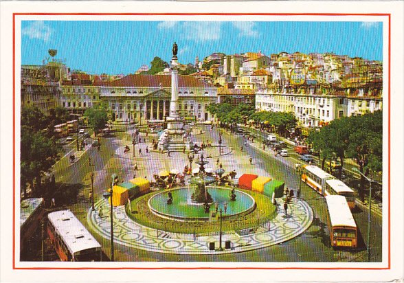 D Pedro IV Square Rossio Lisboa Portugal