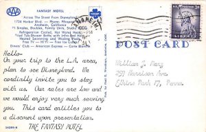 Fantasy Motel Disneyland Anaheim CA