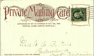 1902 Robt. E. Lee Mansion Arlington National Cemetery Private Mailing Card 14-6 