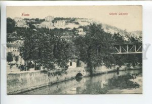 432738 Croatia Rijeka FIUME Monte Calvaria Vintage postcard