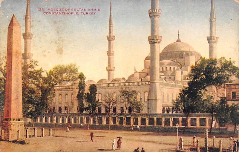 Mosque of Sultan Ahmid Constantinople Turkey Unused 