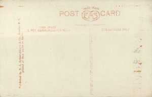 Postcard HMS Invincible battleship