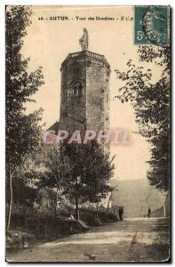 Old Postcard Autun Tour des Ursulines