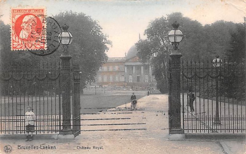 Chateau Royal Bruxelles Belgium Writing on back 