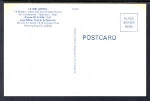 Le-Mel Motel,Punta Gorda,FL BIN