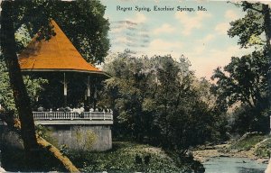 Pavilion at Regent Spring Park - Excelsior Springs MO, Missouri - pm 1910 - DB