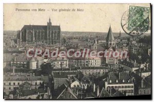 Old Postcard Metz Vue Generale