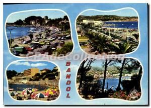 Modern Postcard The French Riviera Bandol Var Le Quai La Plage Rene Cros Gene...
