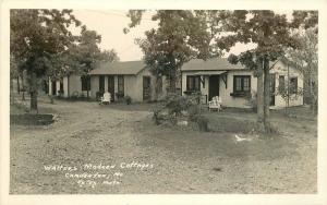 Camdenton Missouri 1940s Walter's Modern Cottages RPPC real photo Estes 8211