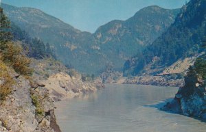 Looking Up Fraser Canyon BC, British Columbia, Canada from Tans-Canada Highway