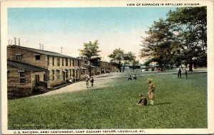 Vtg Army Cantonment Barracks Camp Zachary Taylor Louisville Kentucky KY Postcard