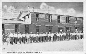 Camp Dix, NJ USA Recruits Military Camp 1917 