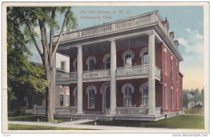 Exterior,  Phi Psi House,  O.W.U.,  Delaware,  Ohio,  PU_1915