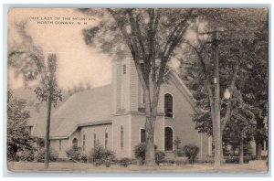 c1920's Our Lady Of The Mountain Exterior North Conway NH Unposted Postcard