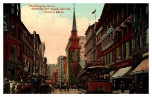Postcard SCHOOL SCENE Boston Massachusetts MA AP7312