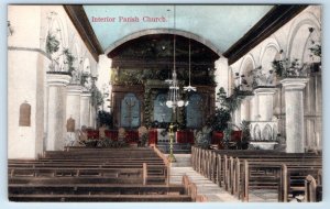 Interior of Parish Church JAMAICA ? Postcard