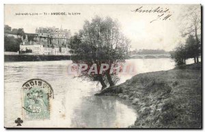 Amboise Old Postcard The Chateau Loire