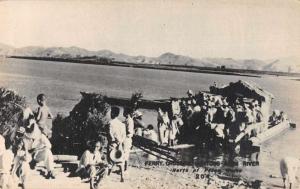 Pusan Korea Naktong Gang River Ferry Crossing Real Photo Antique Postcard J80138