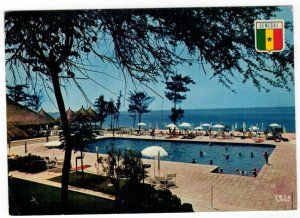 Senegal 1975 Unused Postcard Dakar Swimming Pool Hotel