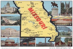 Map Of Missouri With Multi Views