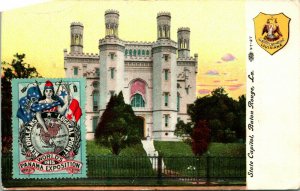 State Capitol Baton Rouge LA w New Orleans PPIE Logical Point Stamp R25