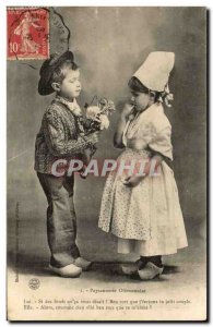 Old Postcard Folklore Peasantry Oleronnaise (costumes) TOP